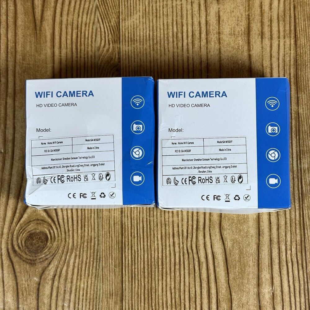 WiFi Security Cameras HD Indoor Home Surveillance Camera Lot Of 2